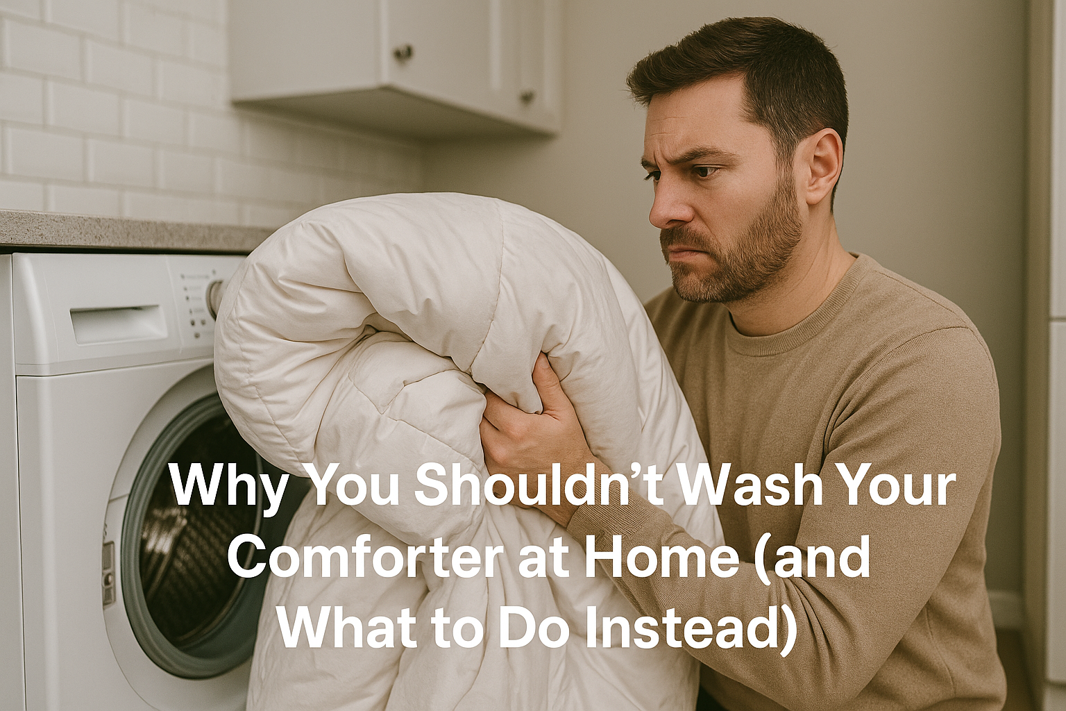Why You Shouldn’t Wash Your Comforter at Home (and What to Do Instead)