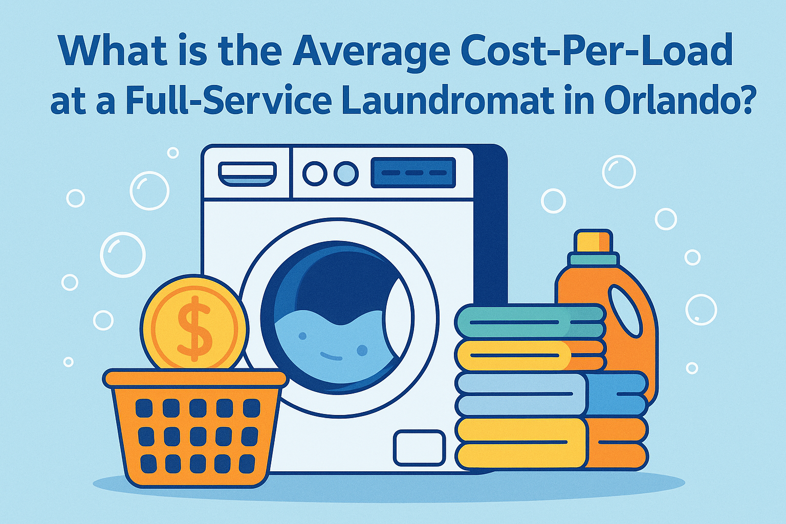 What is the Average Cost-Per-Load at a Full-Service Laundromat in Orlando?