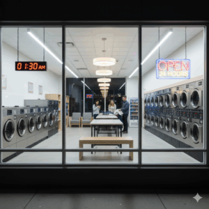 Laundromat 24 Hours Near Me: Convenient Self-Service Laundry