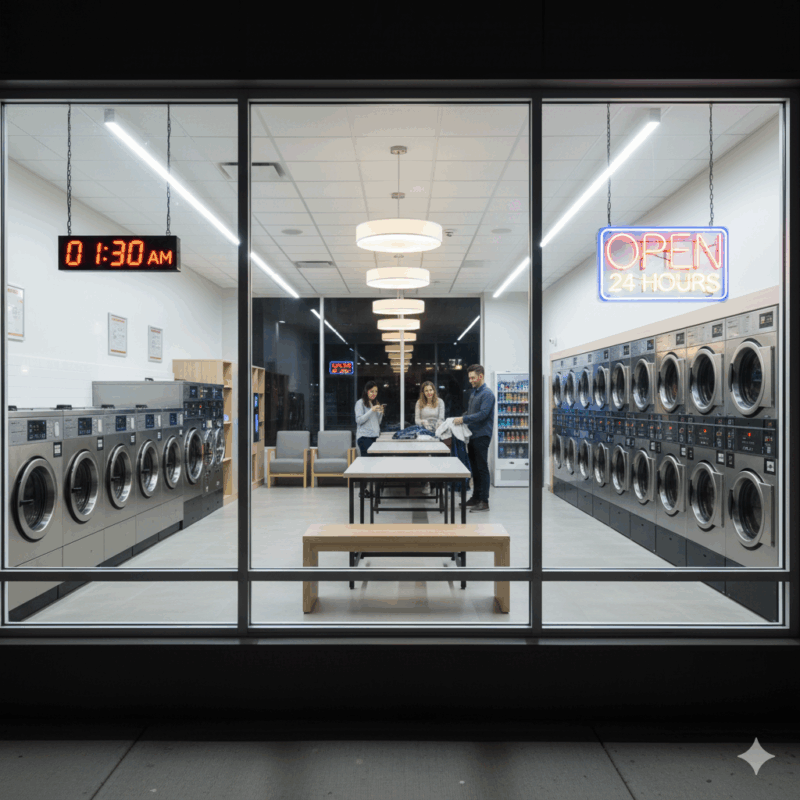 Laundromat 24 Hours Near Me: Convenient Self-Service Laundry