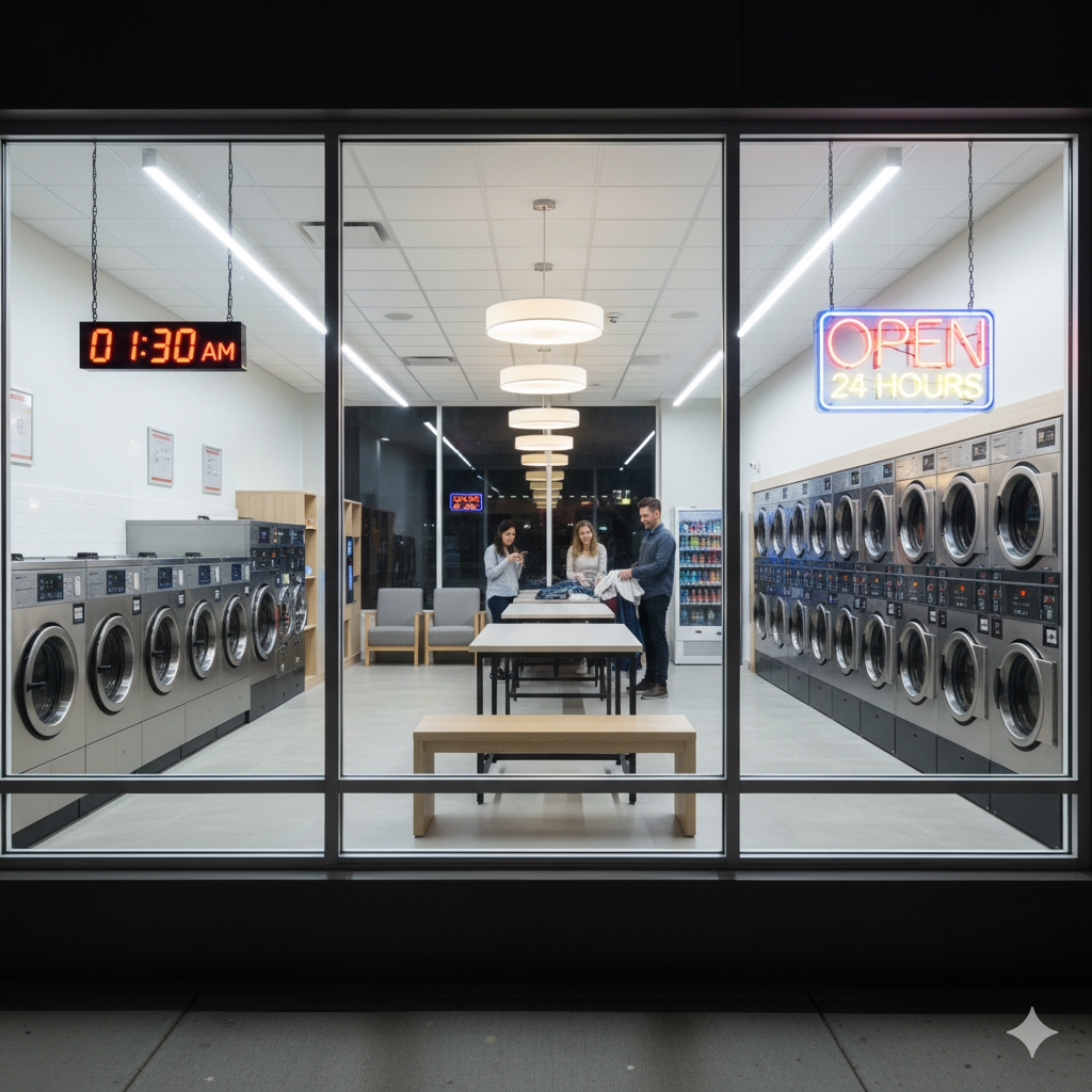 Laundromat 24 Hours Near Me: Convenient Self-Service Laundry