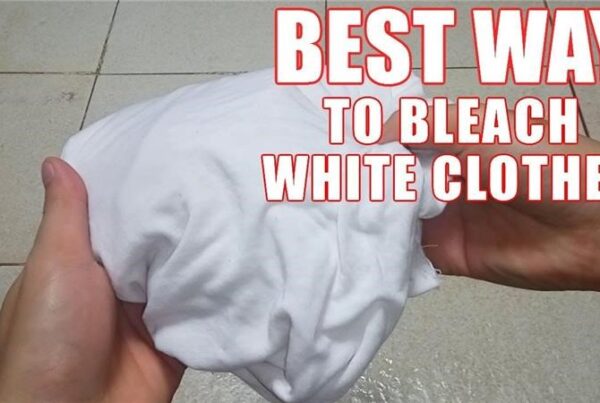 How to bleach white shirts