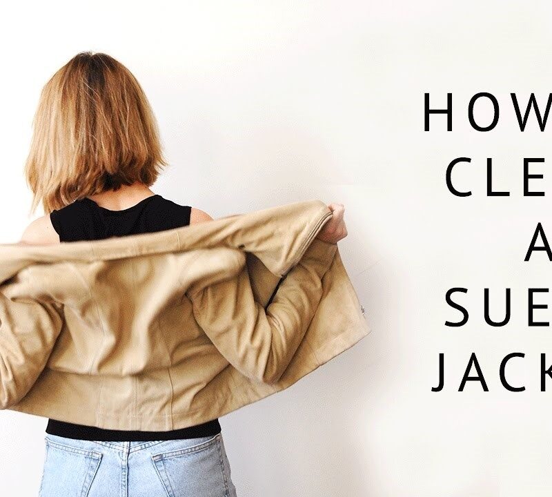 how to clean suede jacket