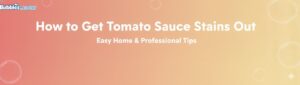 how to get tomato sauce stain out