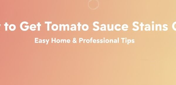 how to get tomato sauce stain out