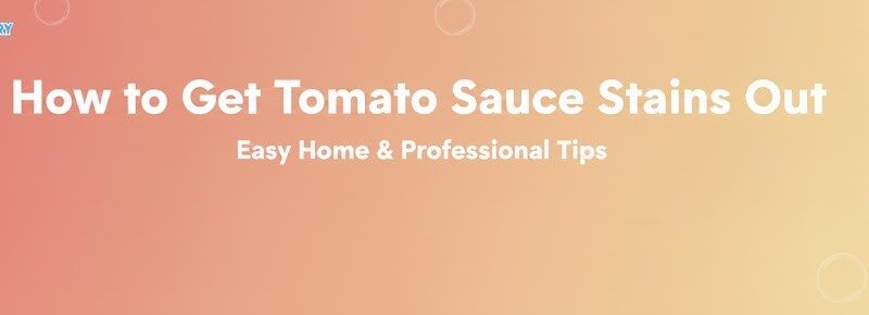 how to get tomato sauce stain out