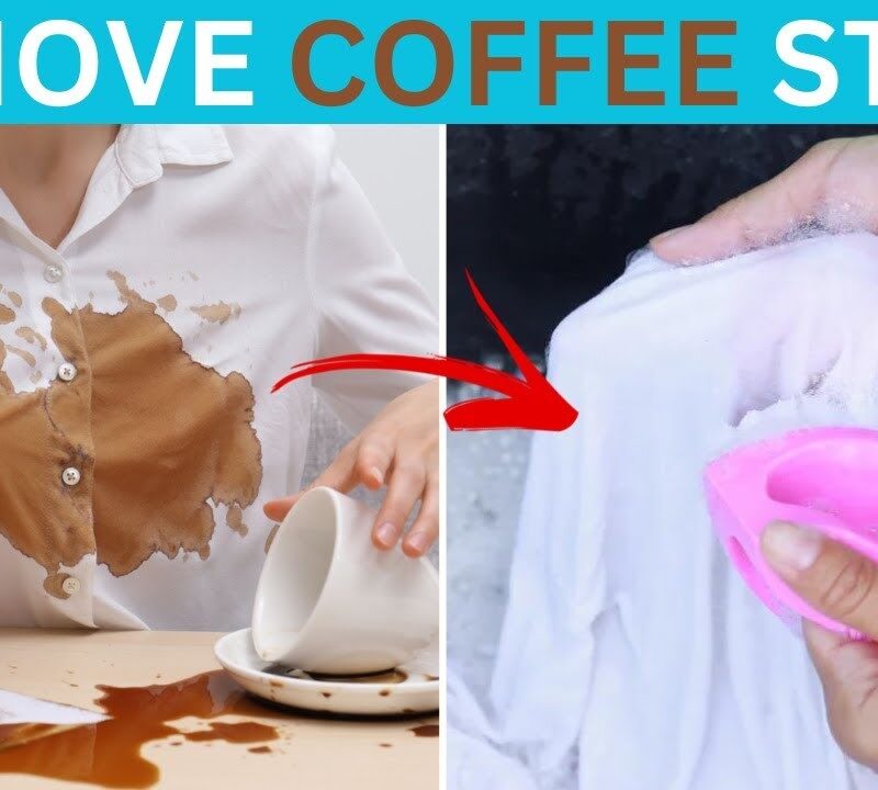 how to remove coffee stains from clothes