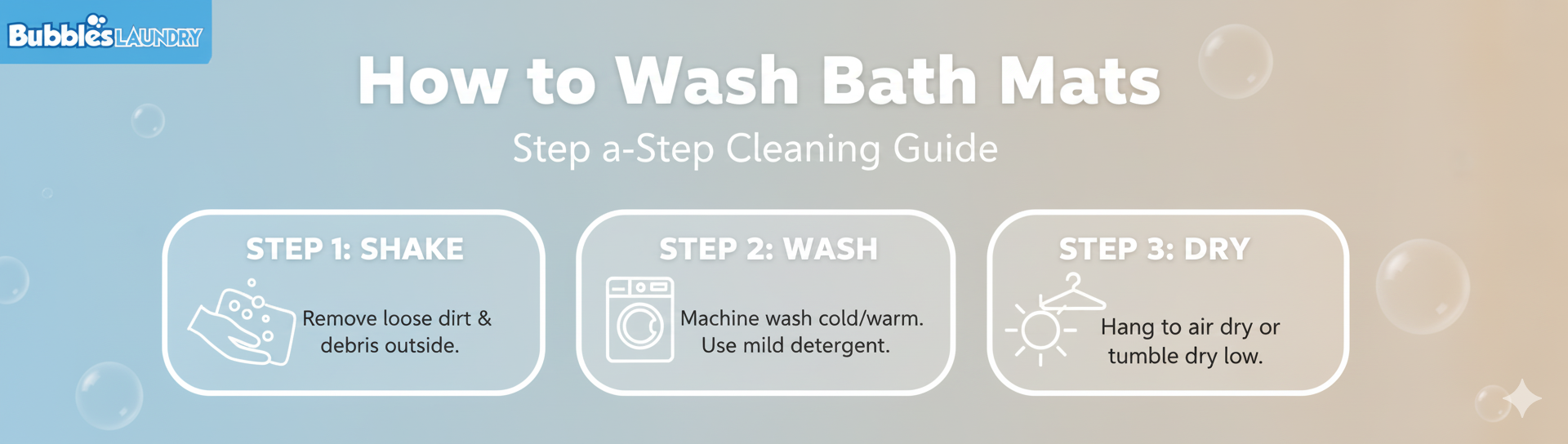 How to Wash Bath Mats: Step-by-Step Cleaning Guide
