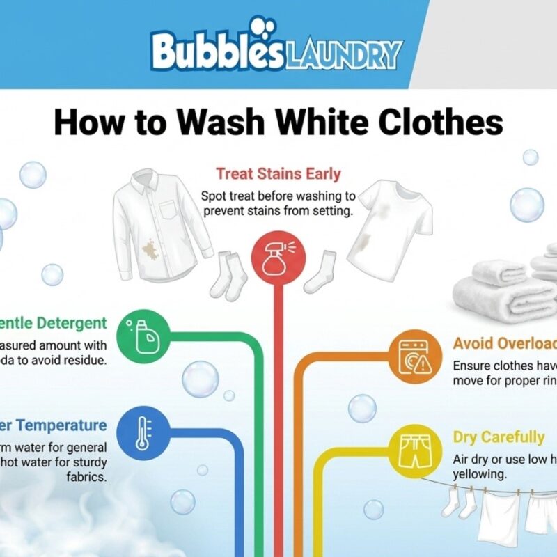 how to wash white clothes