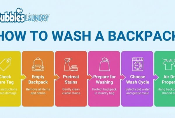 How to wash a backpack