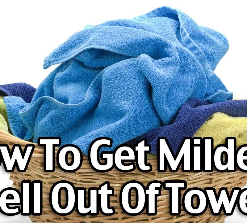 How to remove mildew smell from towels