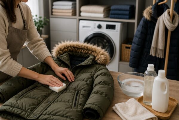 How to wash a winter coat