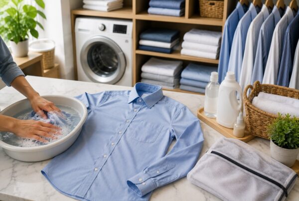 how to wash button up shirts