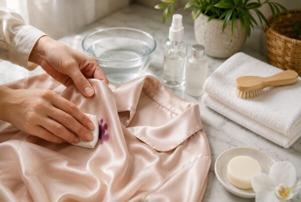 How to get stain out of silk