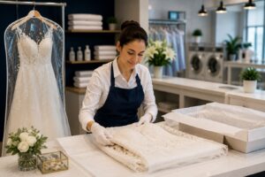 wedding dress dry cleaning