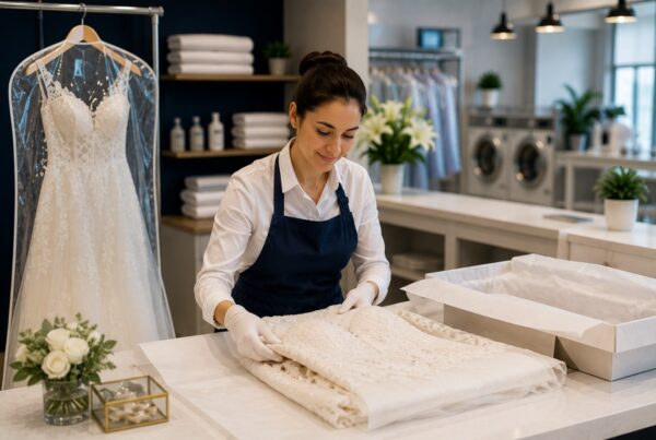 wedding dress dry cleaning